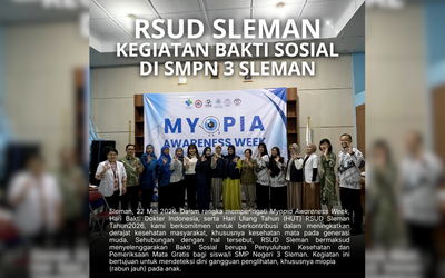 RSUD SLEMAN BAKTI SOSIAL DI SMPN 3 SLEMAN