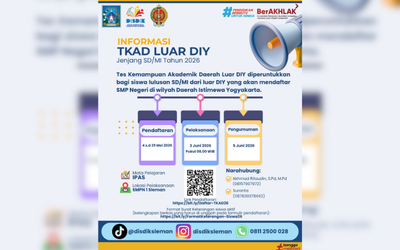 Informasi TKAD Luar DIY Jenjang SD/MI Tahun 2026